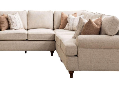 Beiges Ecksofa in L-Form – Modern, Komfortabel und Stilvoll für Ihr Zuhause