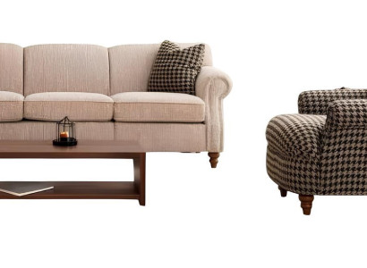 Stilvolles Wohnzimmer-Set: Sessel und 3-Sitzer für Komfort und Eleganz