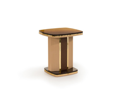 Robuster Brauner Beistelltisch Stilvolle Arbeitszimmer Kaffeetische