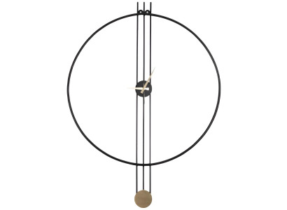 Moderne Wanduhr mit minimalistischer Struktur und eleganten Linien