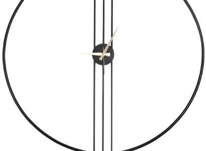 Moderne Wanduhr mit minimalistischer Struktur und eleganten Linien