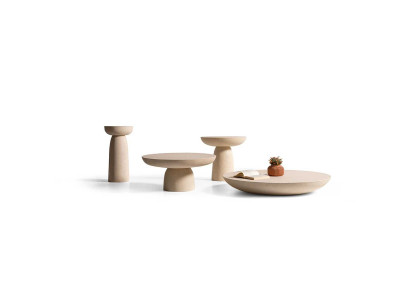 Stilvolles Couchtisch-Set Designer Holztische Moderne Rundtische