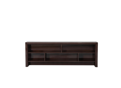 Moderner Brauner TV-Schrank Designer Holzregale Edle Ablagekommode