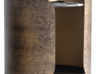 Brauner Runder Beistelltisch Wohnzimmer Kaffeetische Holzgestell