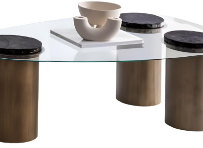 Wohnzimmer Transparenter Couchtisch Edle Ablagetische Kaffeetisch