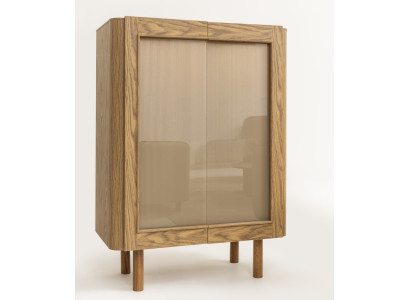 Stilvoller Vitrinenschrank aus Holz-Modern für Präsentation & Aufbewahrung