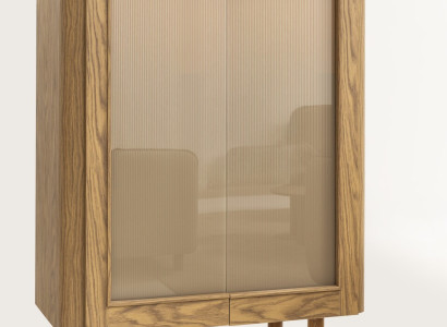 Stilvoller Vitrinenschrank aus Holz-Modern für Präsentation & Aufbewahrung