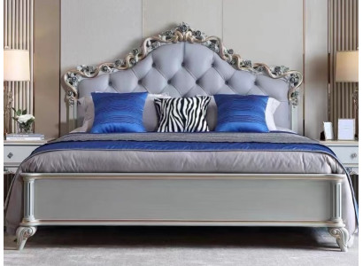 Edles Chesterfield Bett Klassische Schlafzimmer Betten Doppelbett