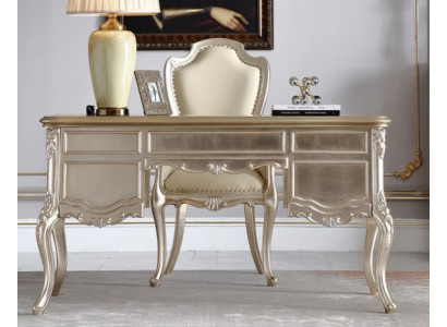 Robuster Schreibtisch Designer Klassischer Arbeitszimmer Cheftisch