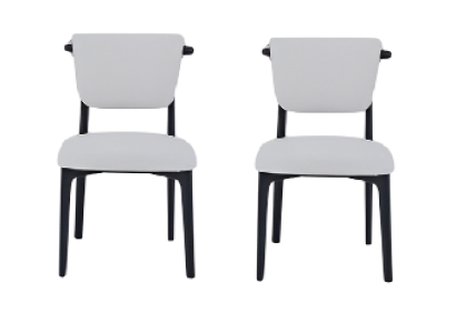 Weiße Stühle Polsterstuhl Zwei Stühle im Set Stühle für Esszimmer und Küche