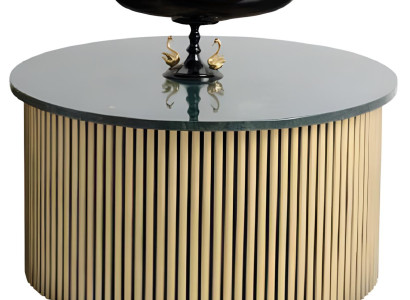 Exklusiver Couchtisch Designer Marmoroberfläche Luxuriöse Tische