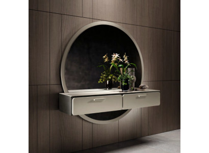 Moderner Konsolentisch Eleganter Hängender Ablagentisch Spiegel