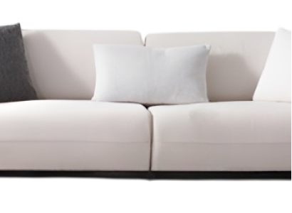 Weißes 3-Sitzer-Sofa Modernes weiches Sofa Designersofa Wohnzimmer-Sofas