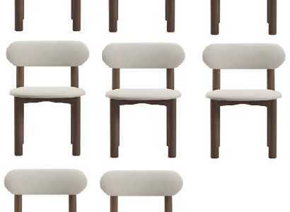 Weißes Stuhlset Moderner Luxuriöse Holzstuhl Stühle für Esszimmer und Küche