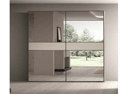 Stilvoller Glasschrank Schlafzimmerschränke Edler Garderobenschrank