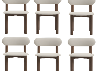 Stuhl-Set – Weißer Esszimmerstuhl und Gepolsterter Stuhl für Ihr Esszimmer