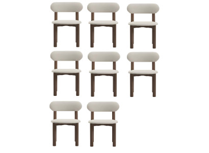 Stuhl-Set – Weißer Esszimmerstuhl und Weicher Küchenstuhl für Ihr Zuhause