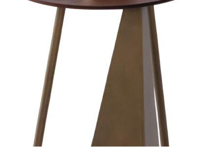 Beistelltisch im minimalistischen Stil mit geometrischer Form