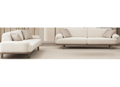 Weißes Modernes 3-Sitzer-Sofa –Sofagarnitur und Designermöbel für Ihr Wohnzimmer