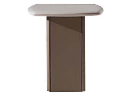 Brauner Runder Beistelltisch – Designer-Tisch für Ihr Gästezimmer