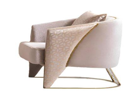 Stilvolle 2 Sessel im modernen Look mit hochwertigem Samtbezug