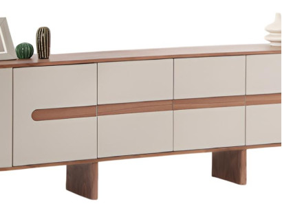 Beige Sideboard aus Holz – Anrichte für Esszimmer und Möbel für Ihr Zuhause
