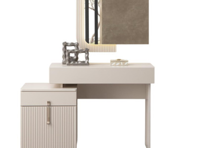 Schminktisch mit Spiegel und Kommode modernem Design Hochwertig stilvoll Möbel