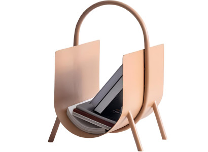 Stilvoller Aufbewahrungskorb für Bücher mit minimalistischer Form