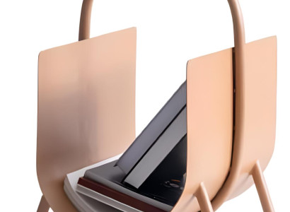 Stilvoller Aufbewahrungskorb für Bücher mit minimalistischer Form