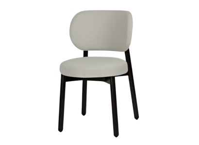 Weißer Esszimmerstuhl – Polsterstuhl für Esszimmer und Küche