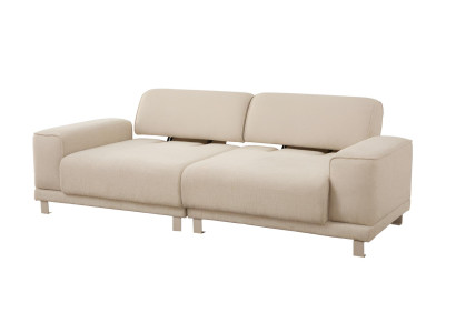 Stoffbeiges 3-Sitzer Sofa – Designersofa und Polstermöbel für Ihr Wohnzimmer