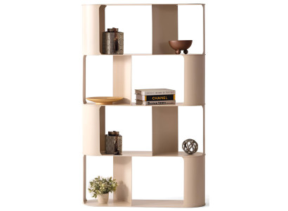 Modulares Regal mit offenen Fächern in minimalistischem Design