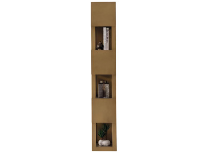 Moderne Metallregale mit offenen Fächern und klarer Struktur