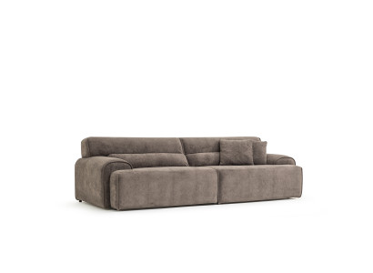 4-Sitzer Sofa braun modern komfortabel stilvoll für Ihr Wohnzimmer