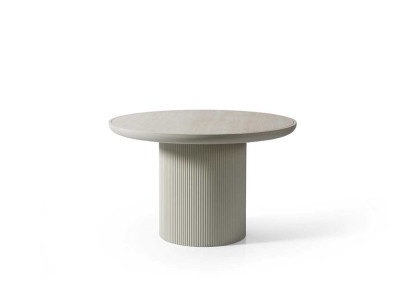 Weißer Runder Esstisch Designer Tischplatte Moderne Küchentische