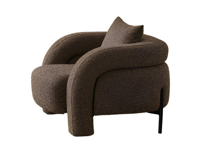 Brauner Sessel im modernen Design komfortabel und stilvoll