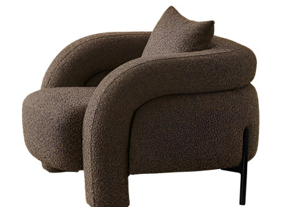 Brauner Sessel im modernen Design komfortabel und stilvoll