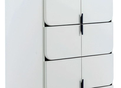 Stilvolle Weiße Kommode Designer Schlafzimmer Anrichte Holzmöbel