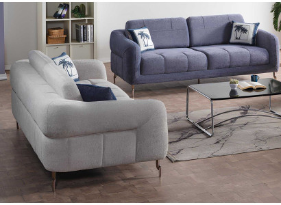 Elegantes Set: 2 Sofas mit 3 Sitzen für modernes Interieur