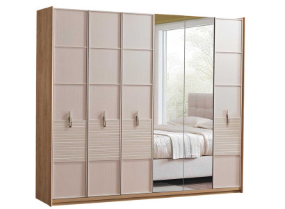 Kleiderschrank mit Spiegel im modernen Stil für das Schlafzimmer