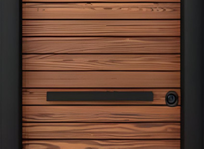 Braune Eingangstür Designer Holzdesign Wohnungstür Elde Hoteltüren