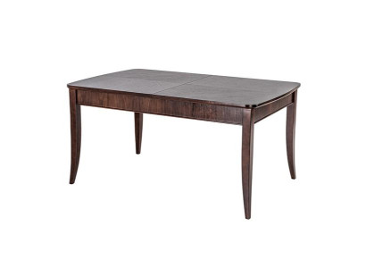 Klassischer ausziehbarer Esstisch mit rechteckiger Holzoberfläche