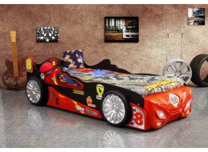 Autobett Bett mit Matratze Betten Sportwagen  Kinderbett Jugendbett Lagerware