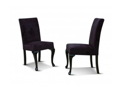 CHESTERFIELD STUHL SESSEL LEDER TEXTIL STOFF STÜHLE ECHTES HOLZ NEU KAROL 98