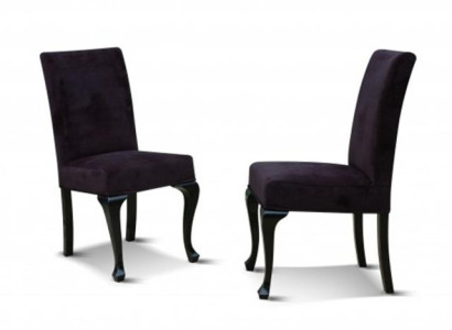 CHESTERFIELD STUHL SESSEL LEDER TEXTIL STOFF STÜHLE ECHTES HOLZ NEU KAROL 98