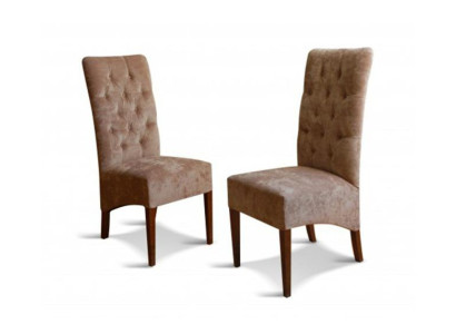 CHESTERFIELD STUHL SESSEL LEDER TEXTIL STOFF STÜHLE ECHTES HOLZ PRIMADONNA 108