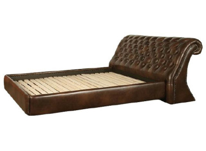 Wasserbett Chesterfield Lederbett Bett Wasser Betten Polster Doppel Hotel OXFORD