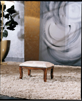 Ottomane Sitz Chaise Gepolstert Pufa Sitzbänke Design Polster Hocker Fußhocker