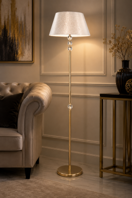 Stehlampe Standlampe Stand Luxus Leuchten Lampen Lampe Gold Art déco neu