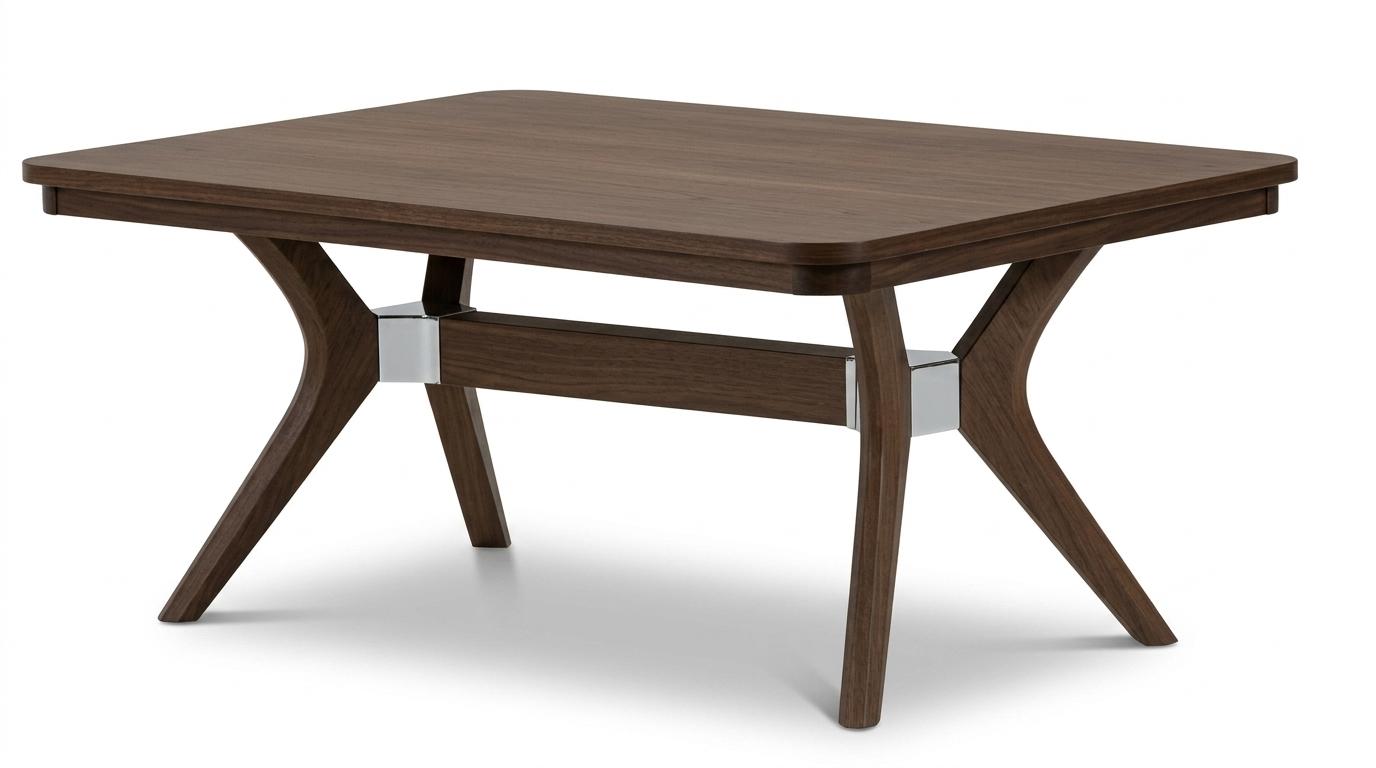 Couchtisch modern braun praktisch Wohnzimmer rechteckig kompakt